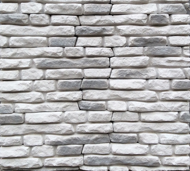 Декоративный камень 100x400 Замок 11 серый