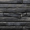 Клинкерная плитка угловая RIEGEL 240x115x40x14 Silber-schwarz 7751.453